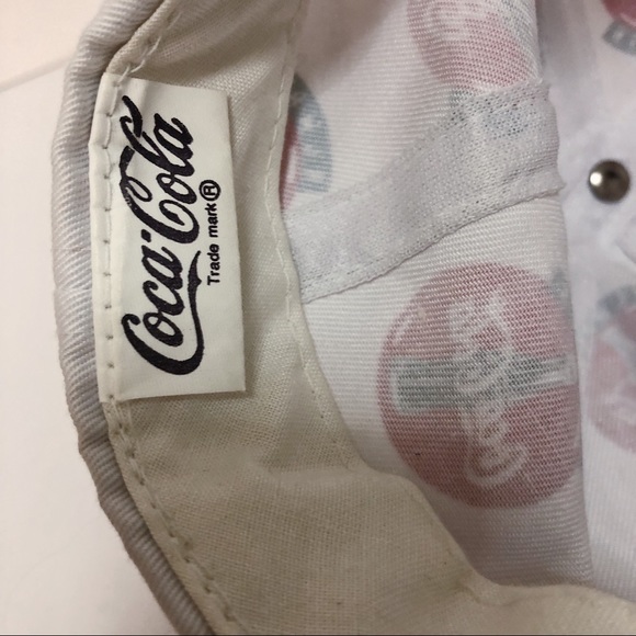 1990s Always Coca Cola All Over Print Hat Rare VTG - Picture 5 of 5